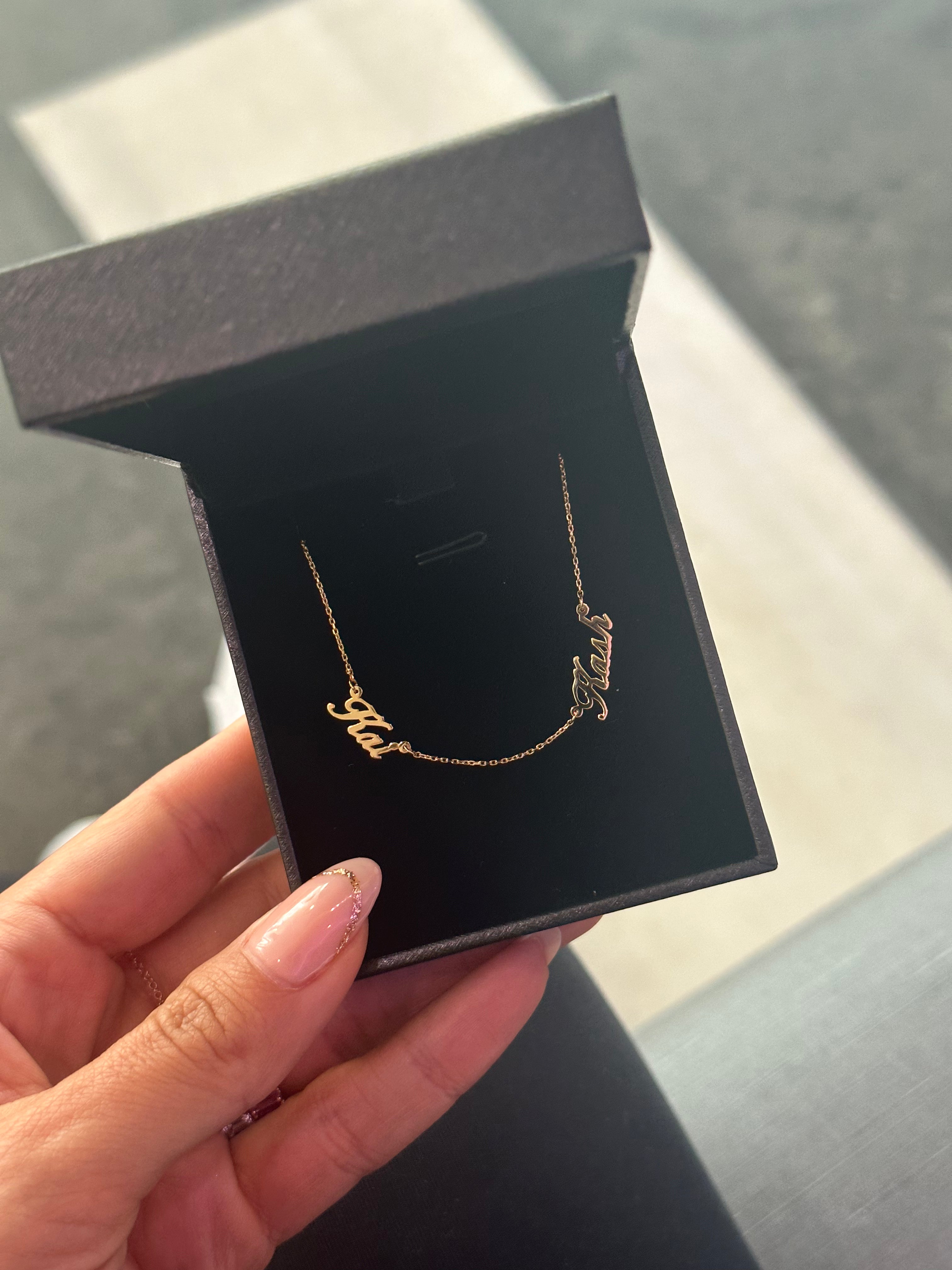 Micro Name Necklace