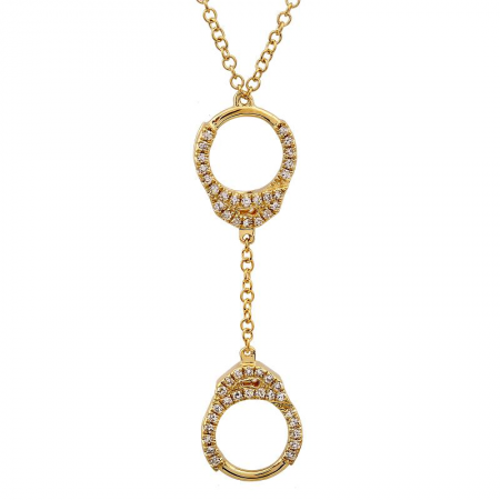 Handcuffs Lariat Necklace