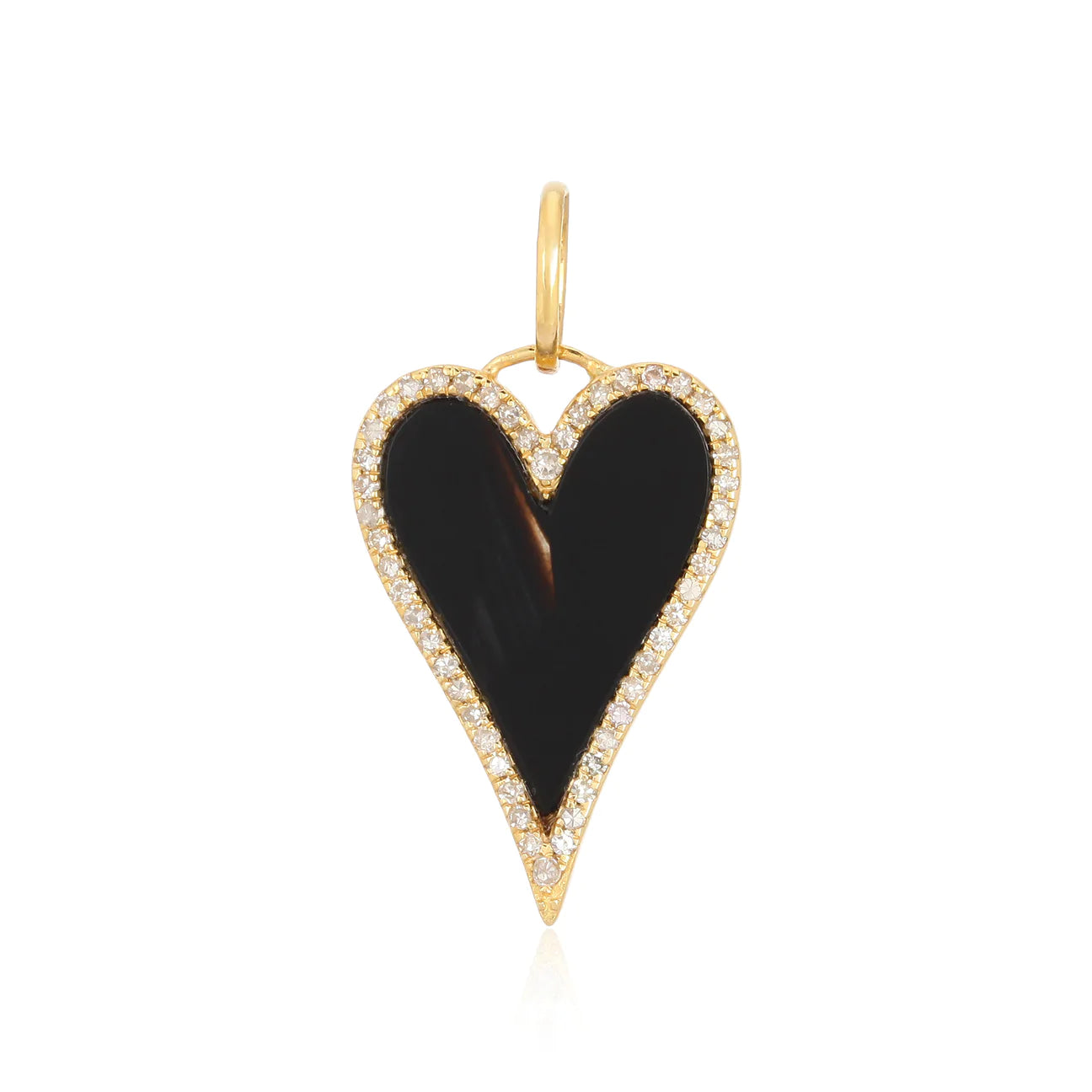 Stone Heart Charm