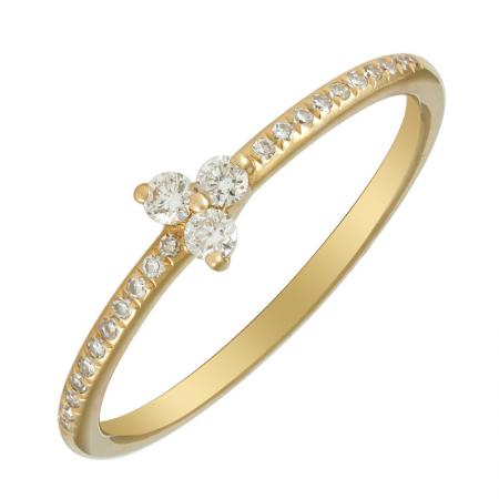 Mini Trio Diamond Ring