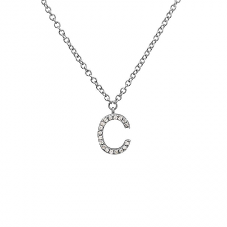 Mini Capital Initial Necklace