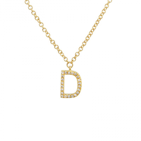 Mini Capital Initial Necklace