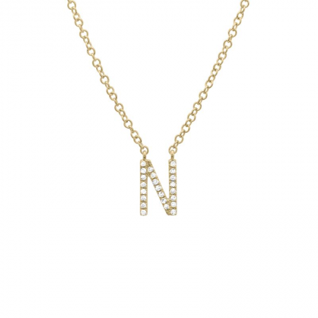 Mini Capital Initial Necklace