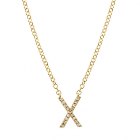 Mini Capital Initial Necklace