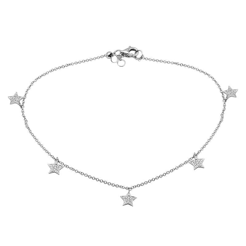 Hanging Stars Anklet