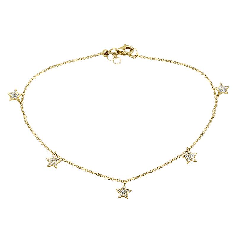 Hanging Stars Anklet