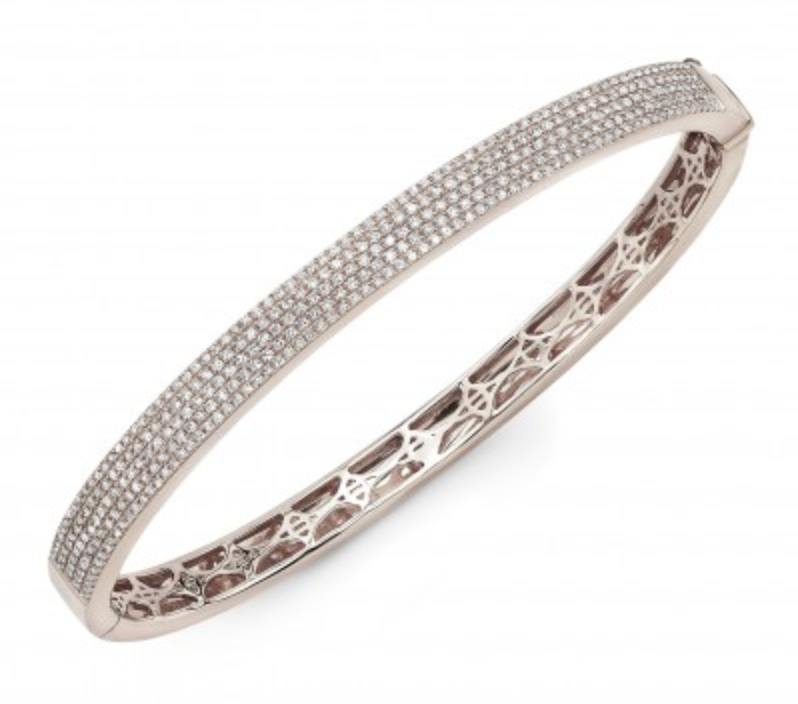 5 Row Pavé Bangle