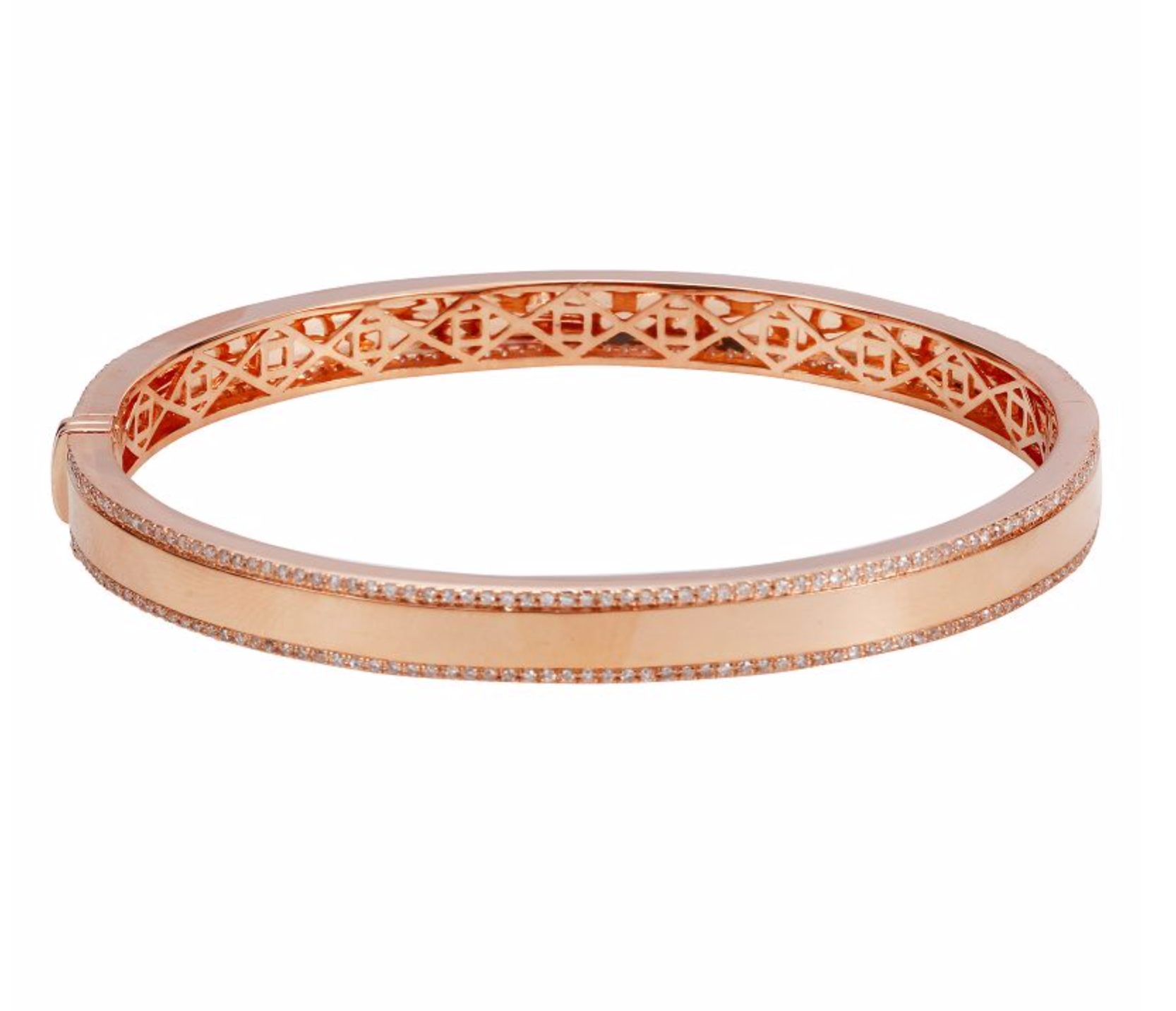 Pavé Edged Bangle