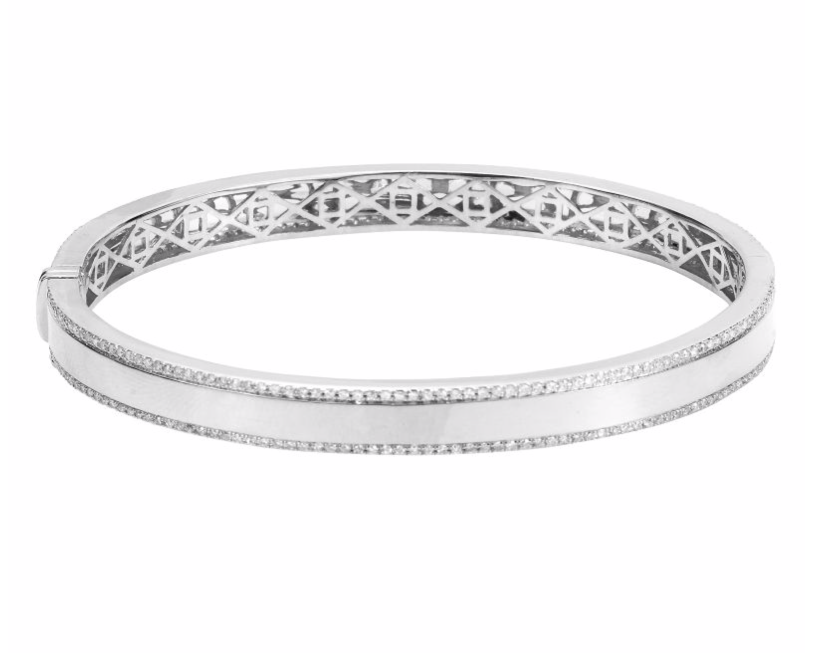 Pavé Edged Bangle