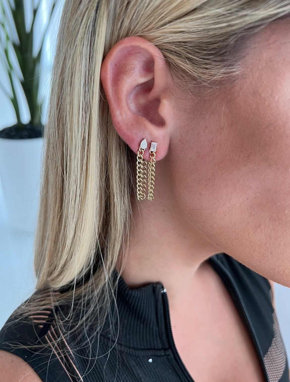 Front To Back Curb Link Studs