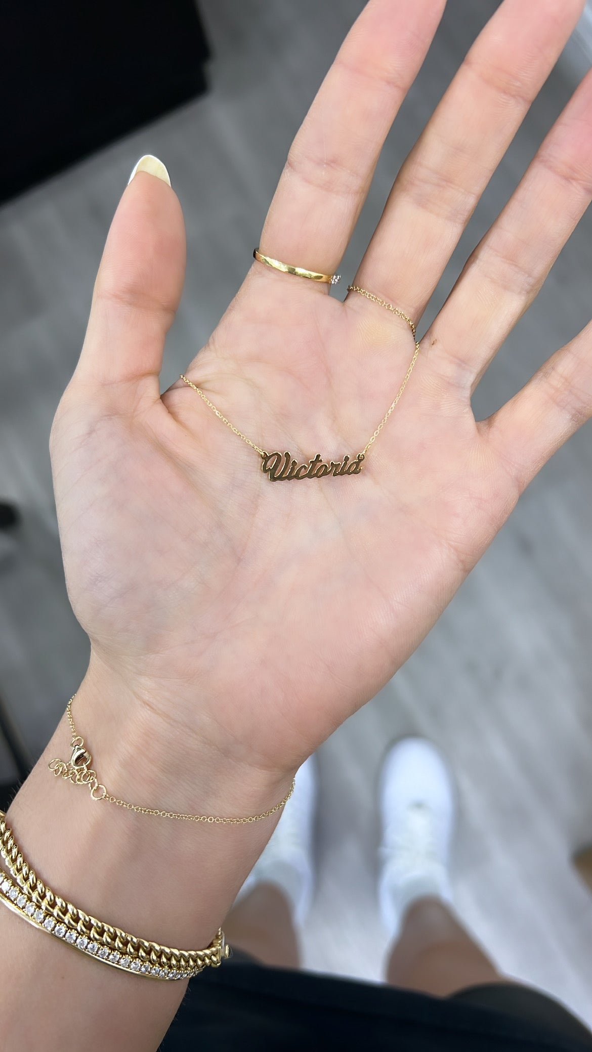 Micro Name Necklace