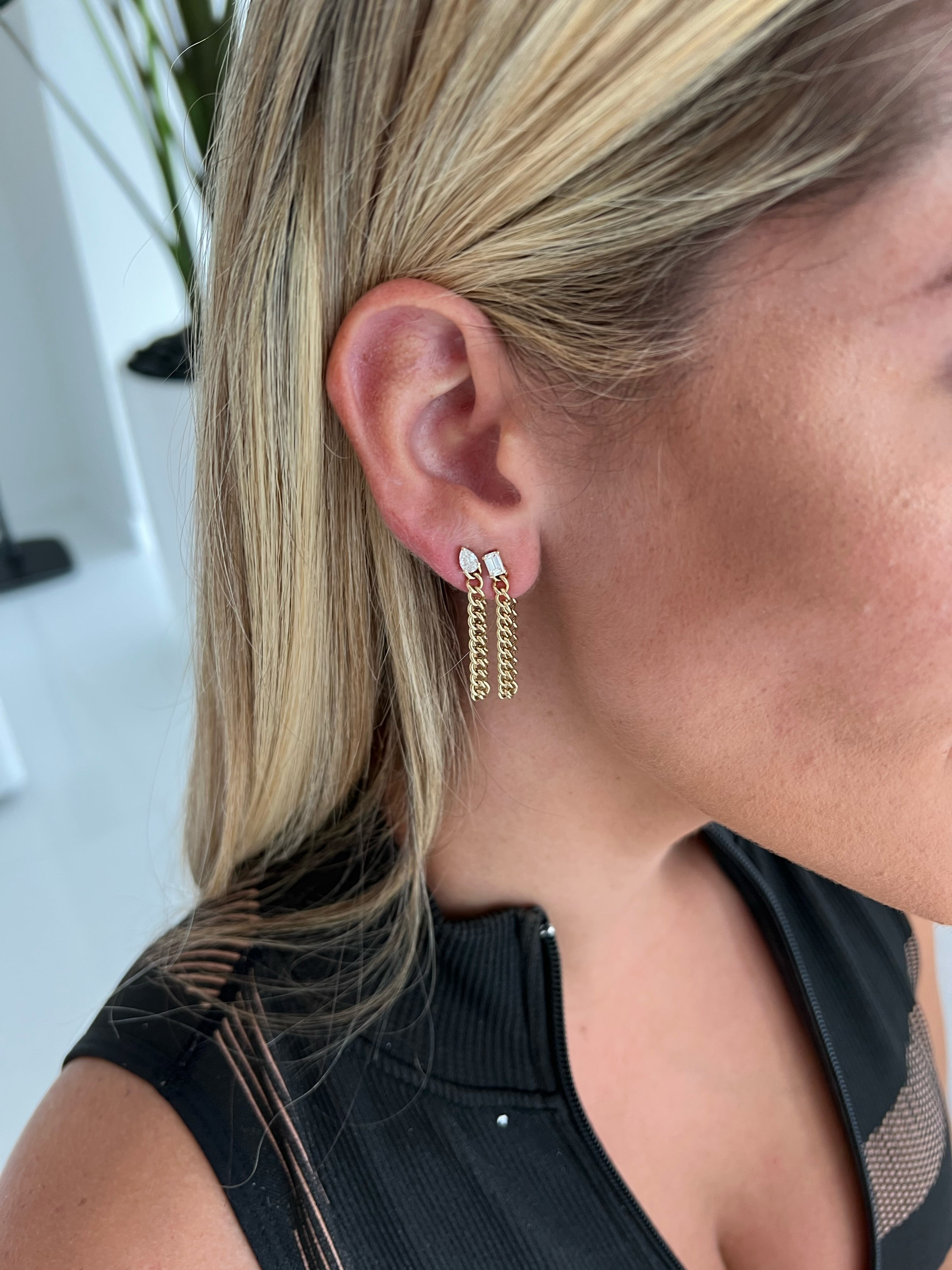 Front To Back Curb Link Studs