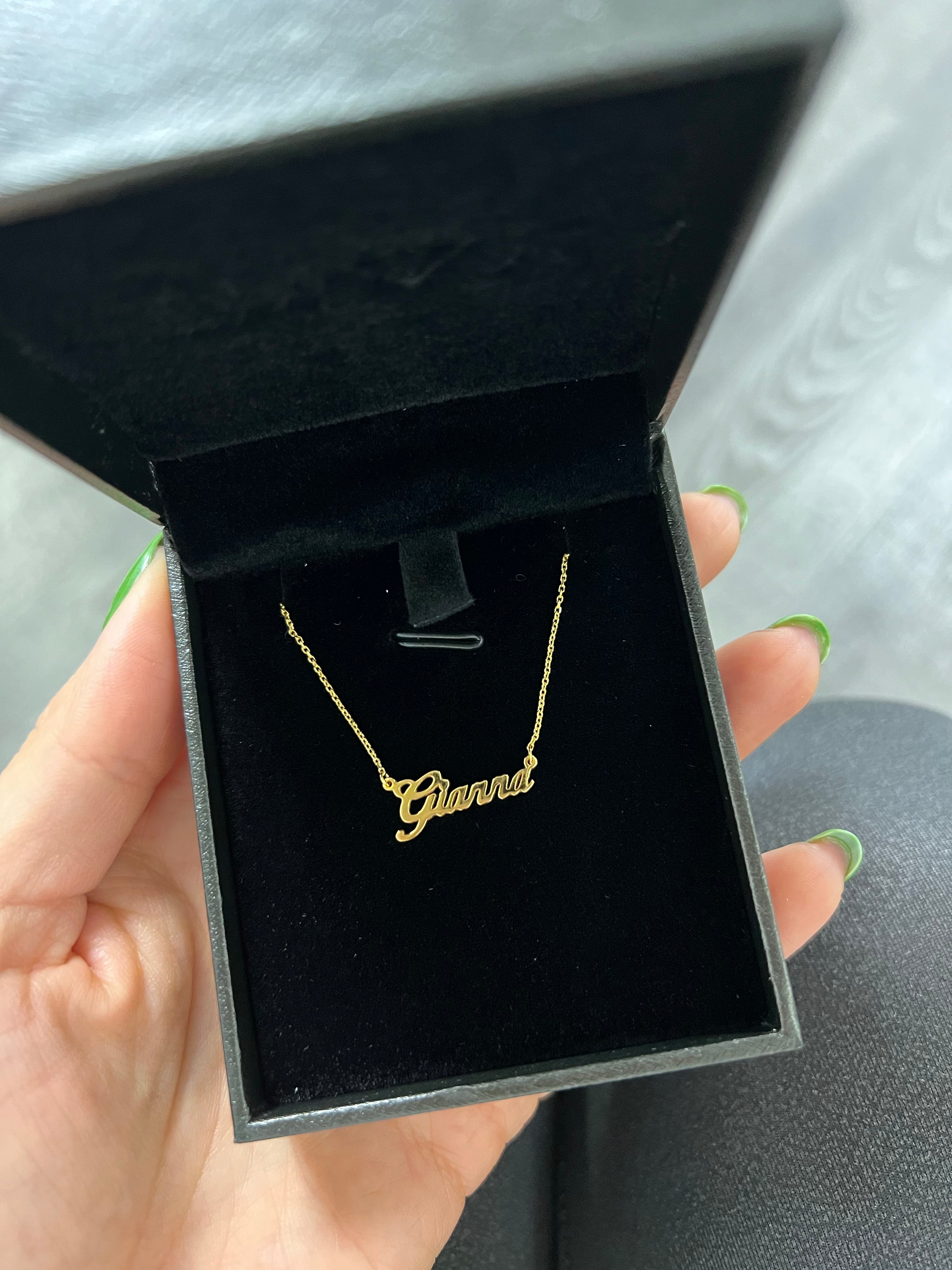 Micro Name Necklace