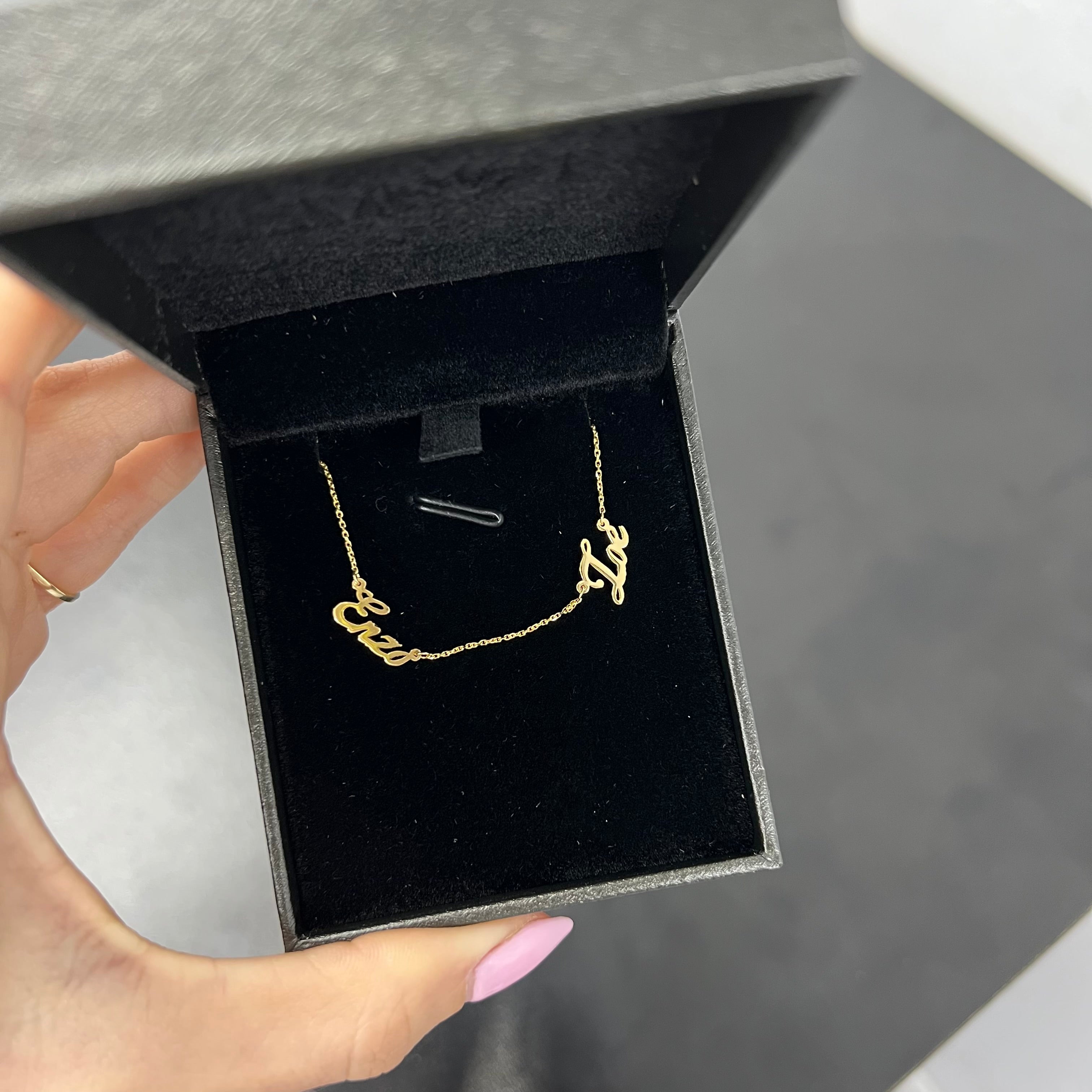 Micro Name Necklace