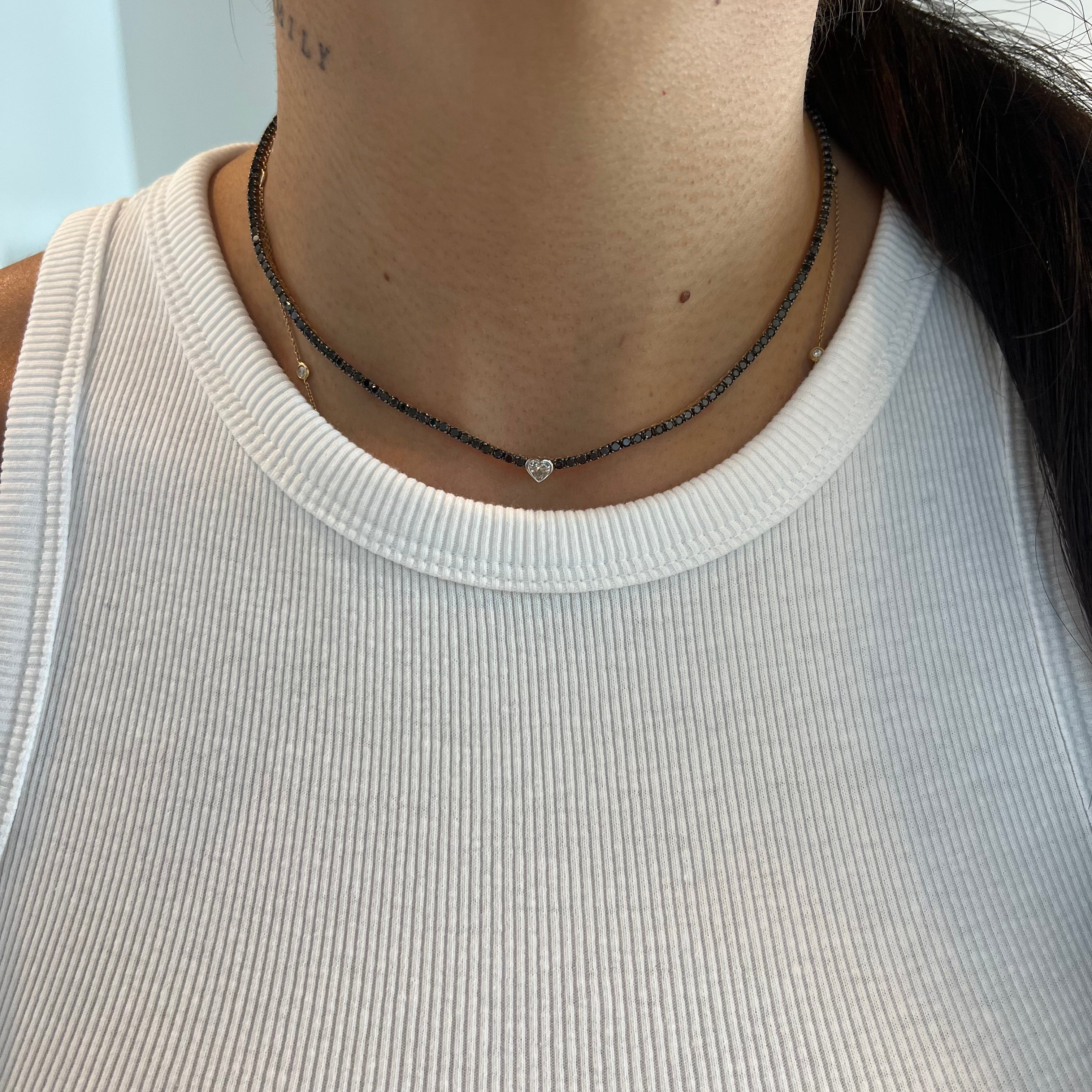 Black Diamond Tennis + Diamond Heart