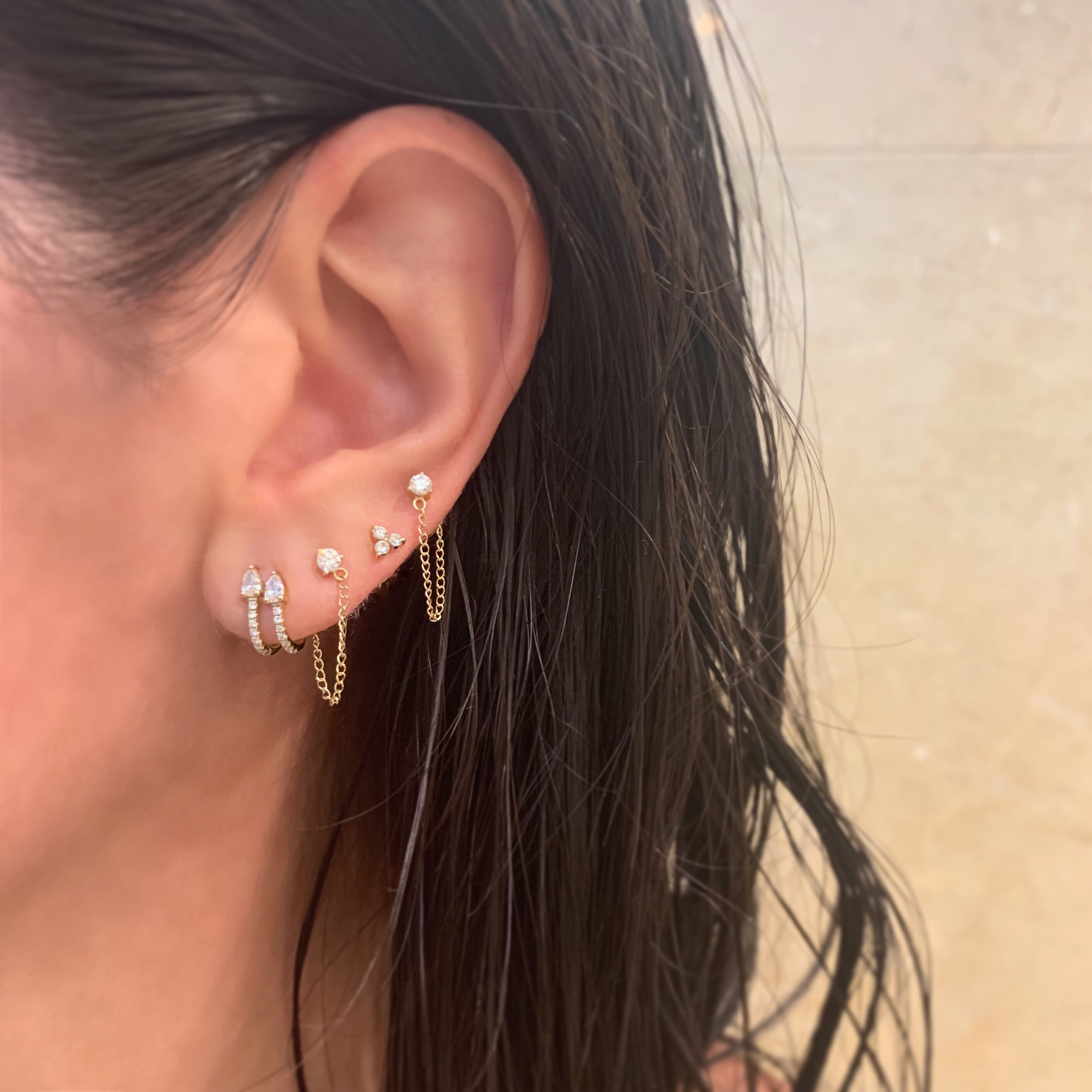 Diamond + Drop Chain