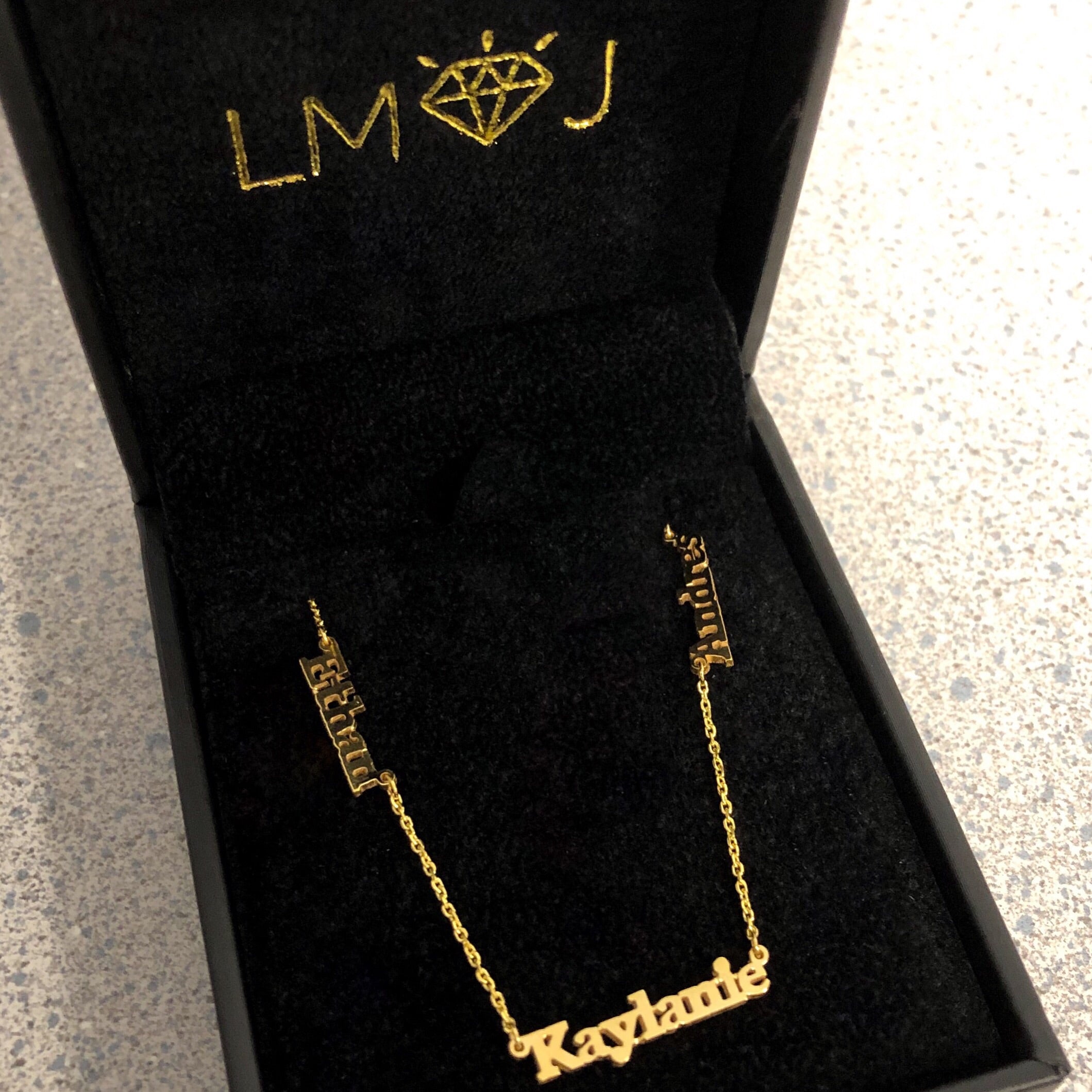 Micro Name Necklace