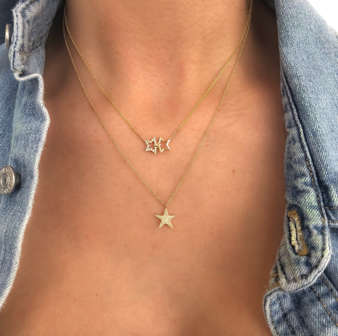 Diamond Star Necklace