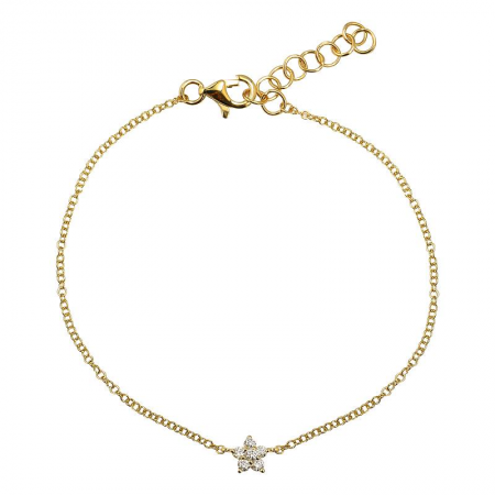 Petite Diamond Flower Bracelet