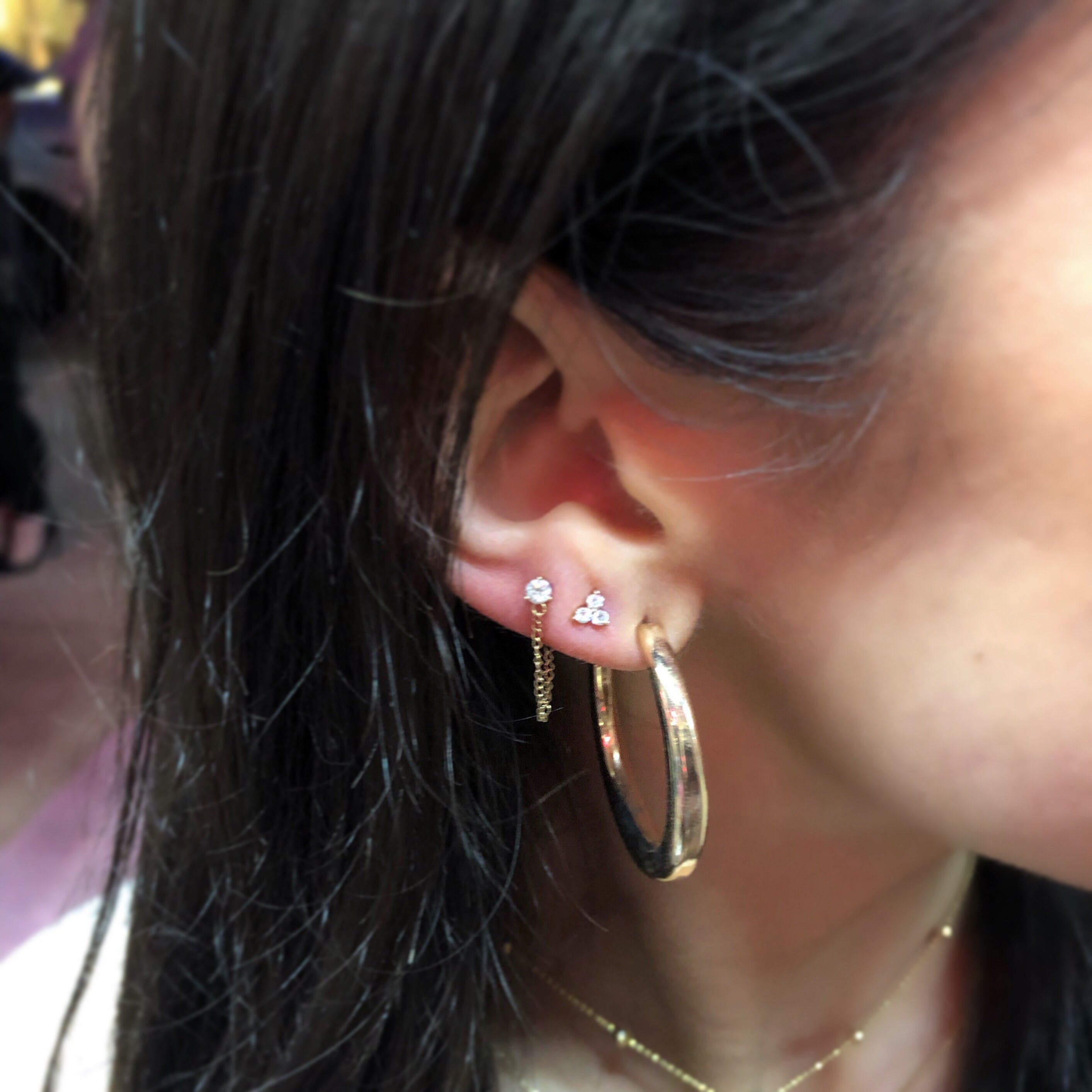 Diamond + Drop Chain