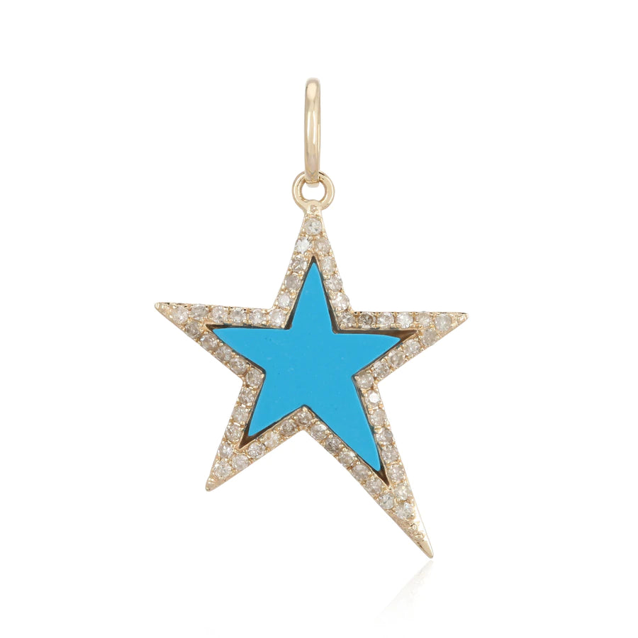 Stone Star Charm