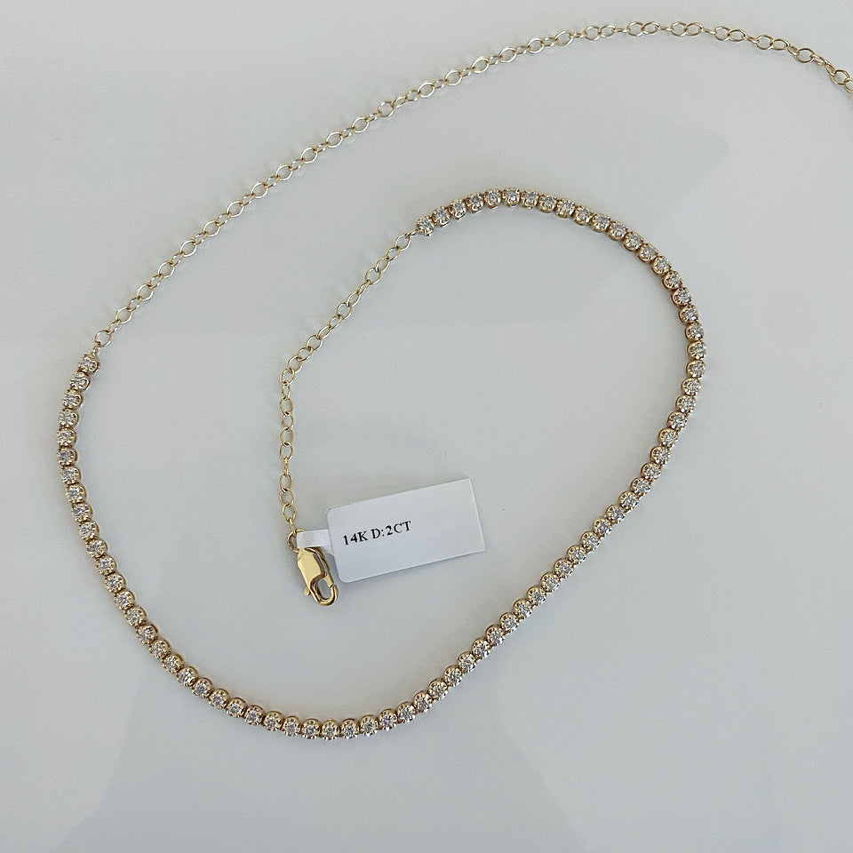 Cupcake Setting Tennis Choker