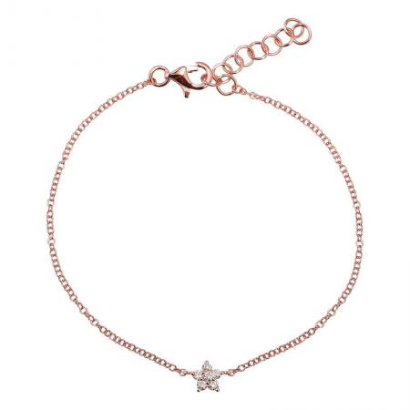 Petite Diamond Flower Bracelet