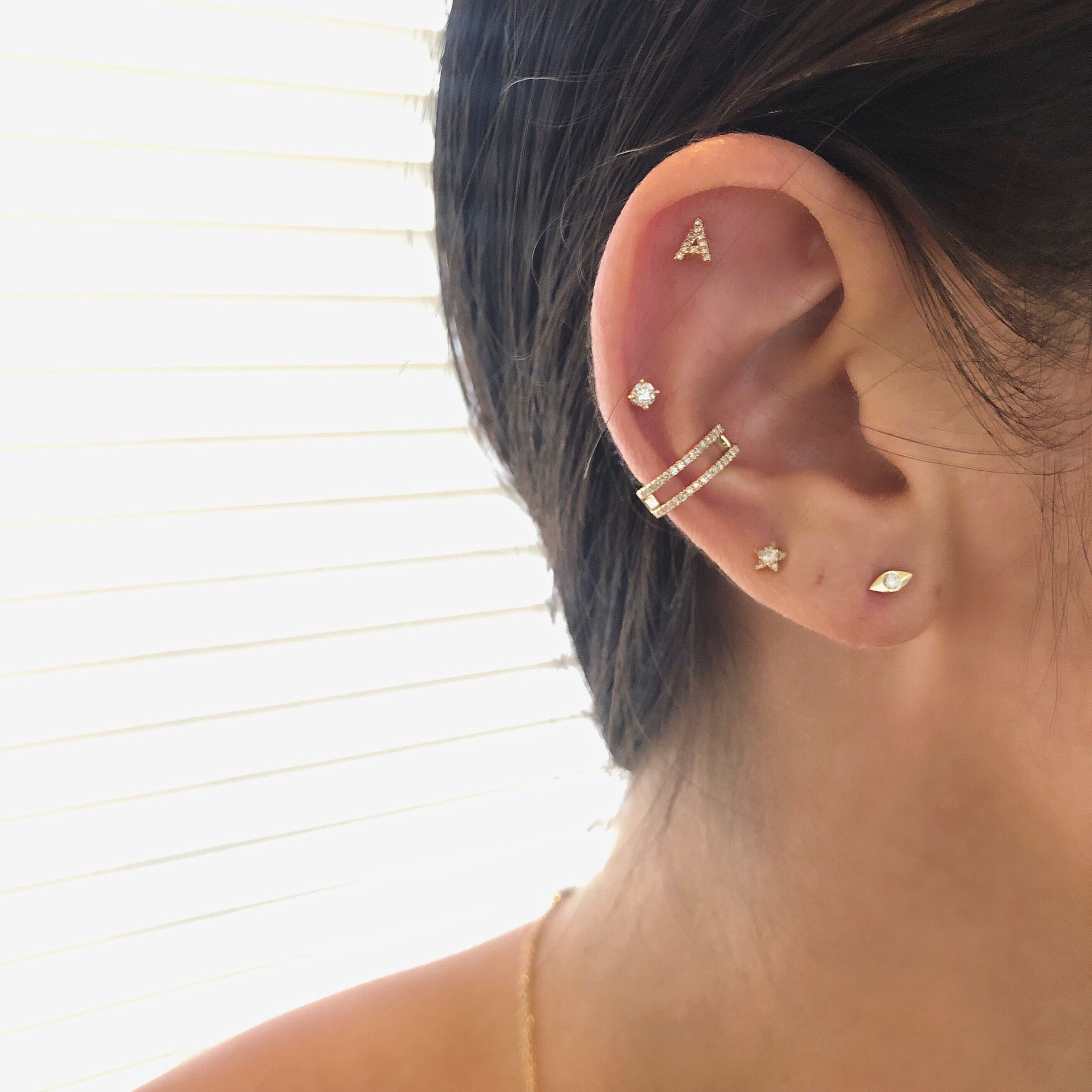Mini Initial Stud