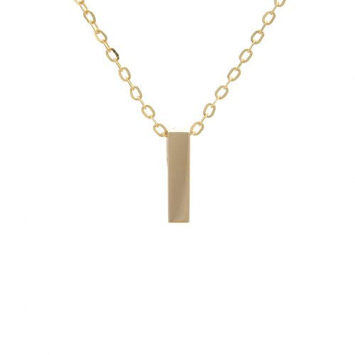 Chunky 8mm Initial Necklace