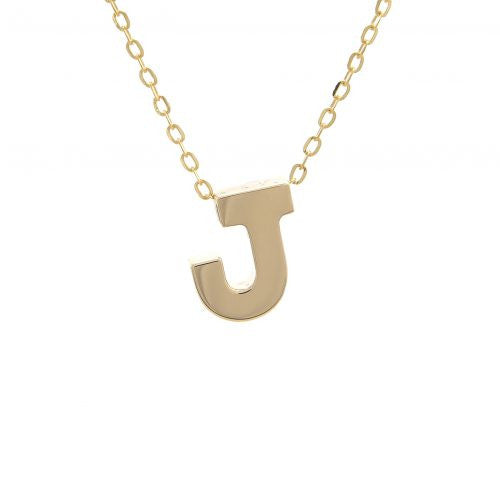 Chunky 8mm Initial Necklace