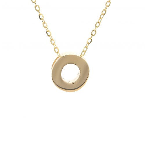 Chunky 8mm Initial Necklace