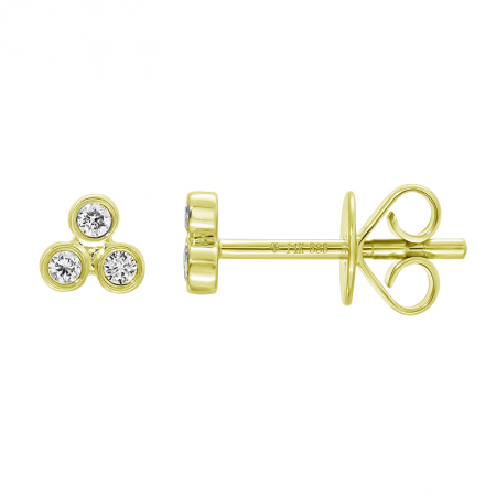 Bezeled Trio Stud