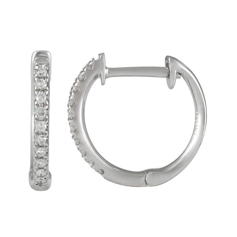 12mm Huggie Hoop Earrings