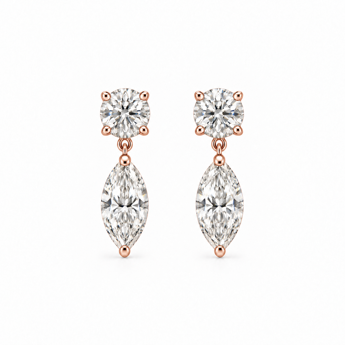 Grace Marquise Drop Stud