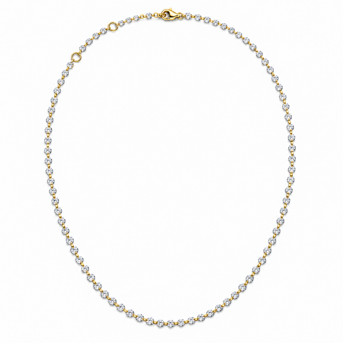 Gemma Lab Drilled Round Diamond Necklace