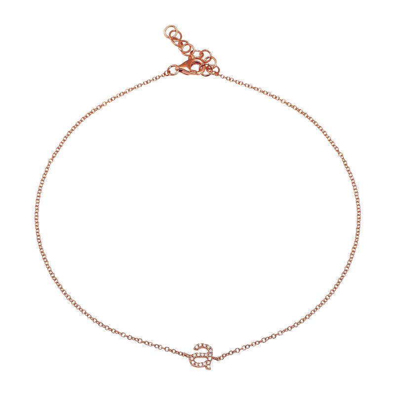 Lowercase Initial Anklet