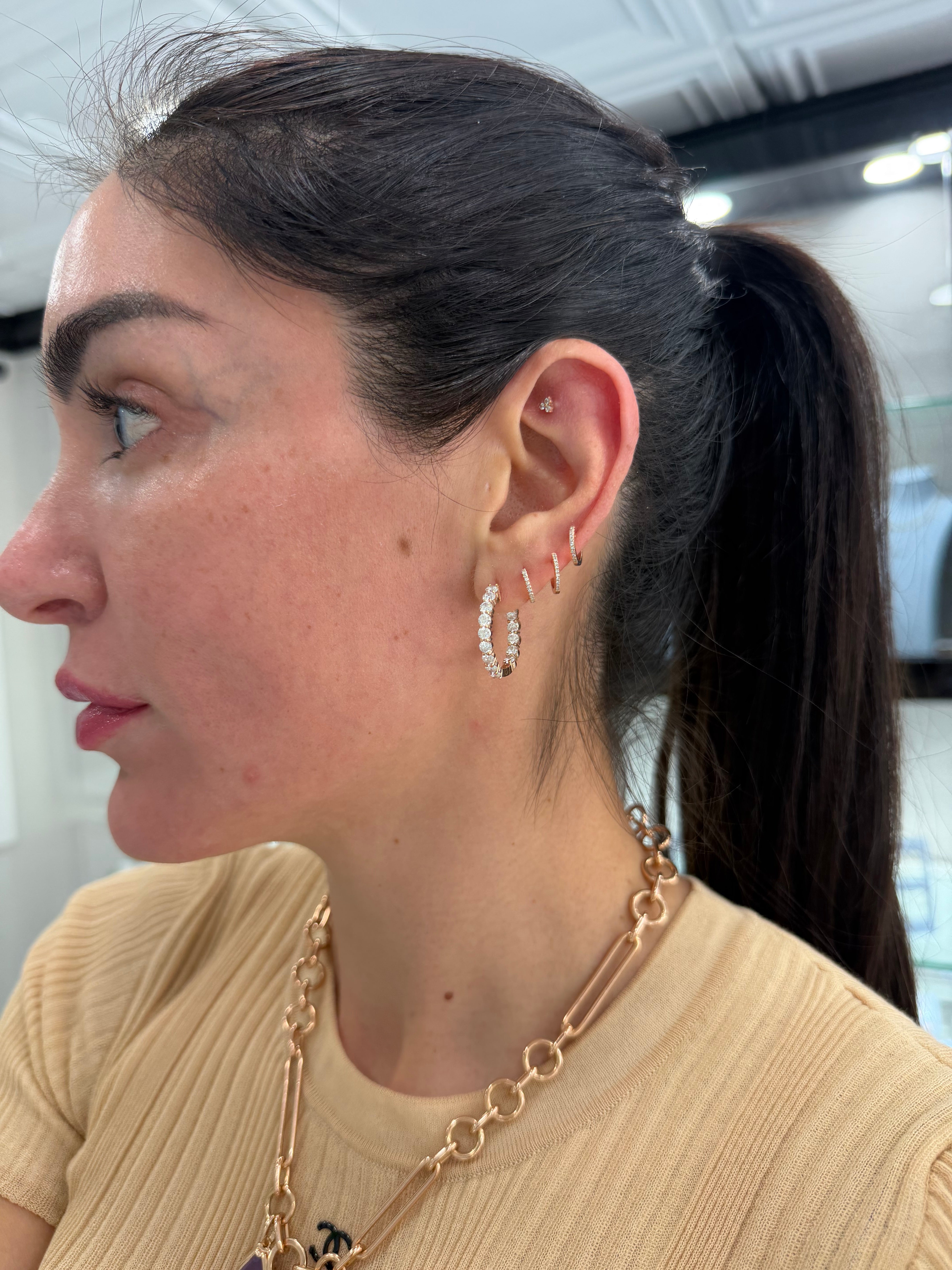 10mm Huggie Hoops