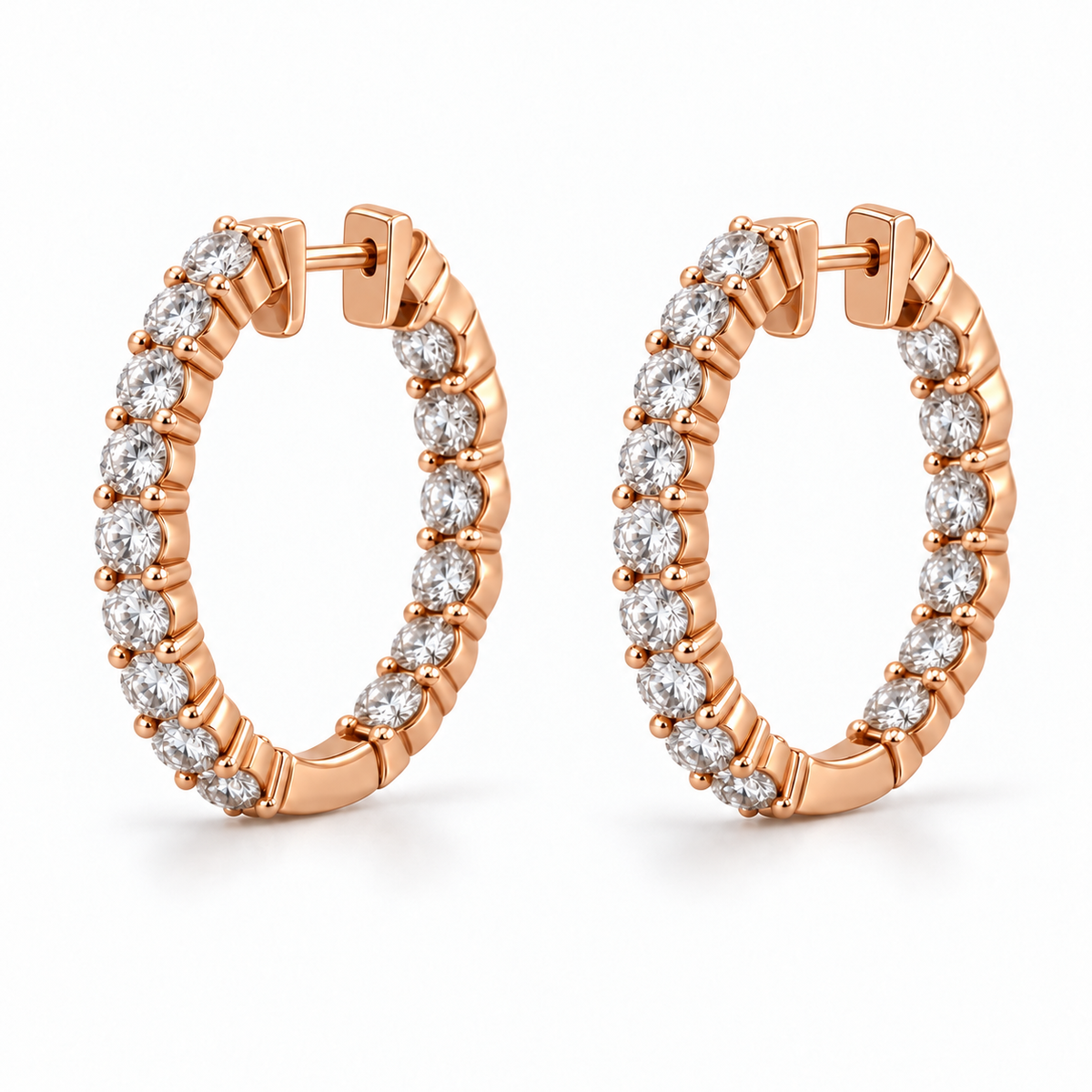 AW Diamond Hoops