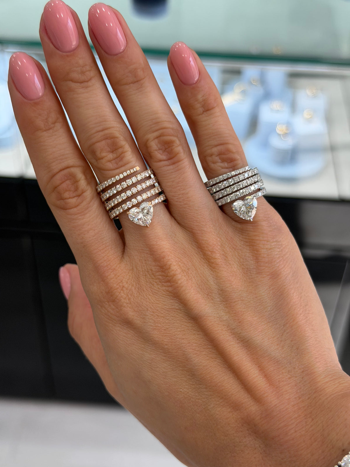 5 Spirals + Heart Ring