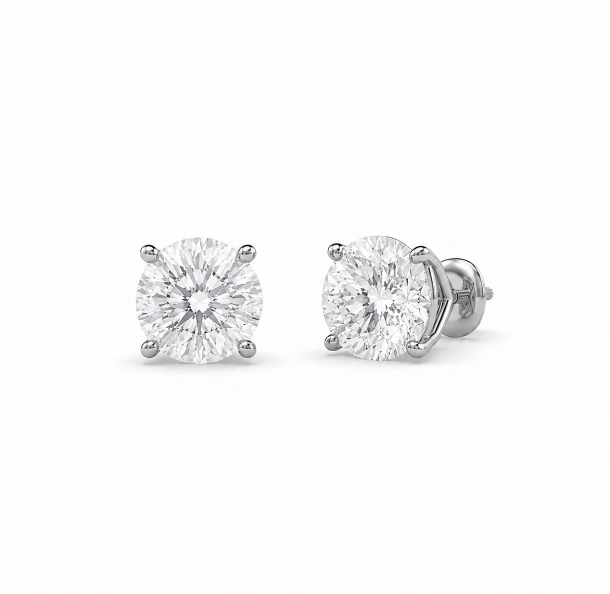 5ct Lab Diamond Studs
