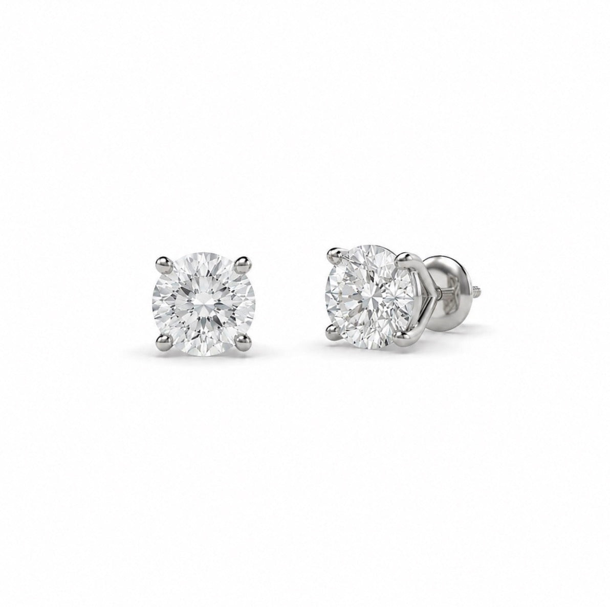 2ct Lab Diamond Studs