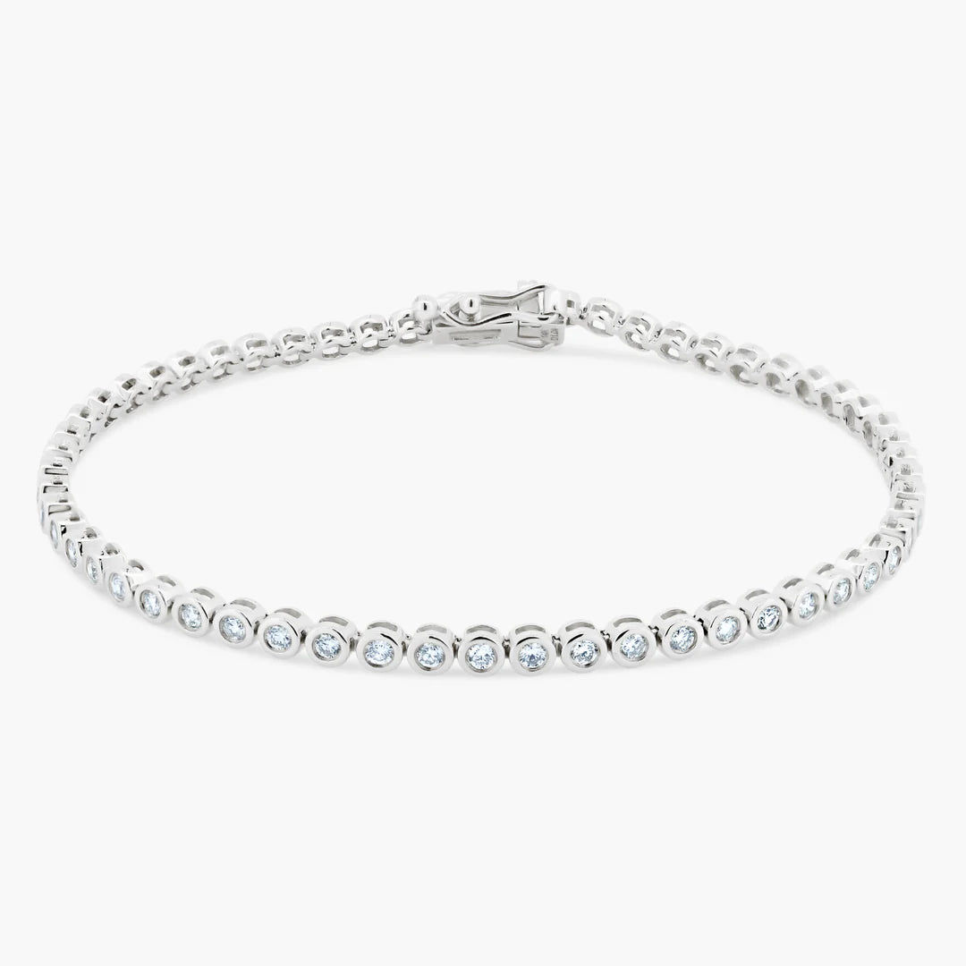 Mini Bezeled Tennis Bracelet