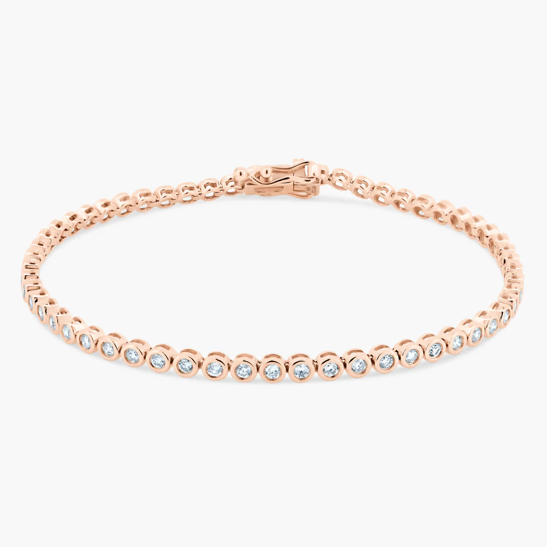 Mini Bezeled Tennis Bracelet