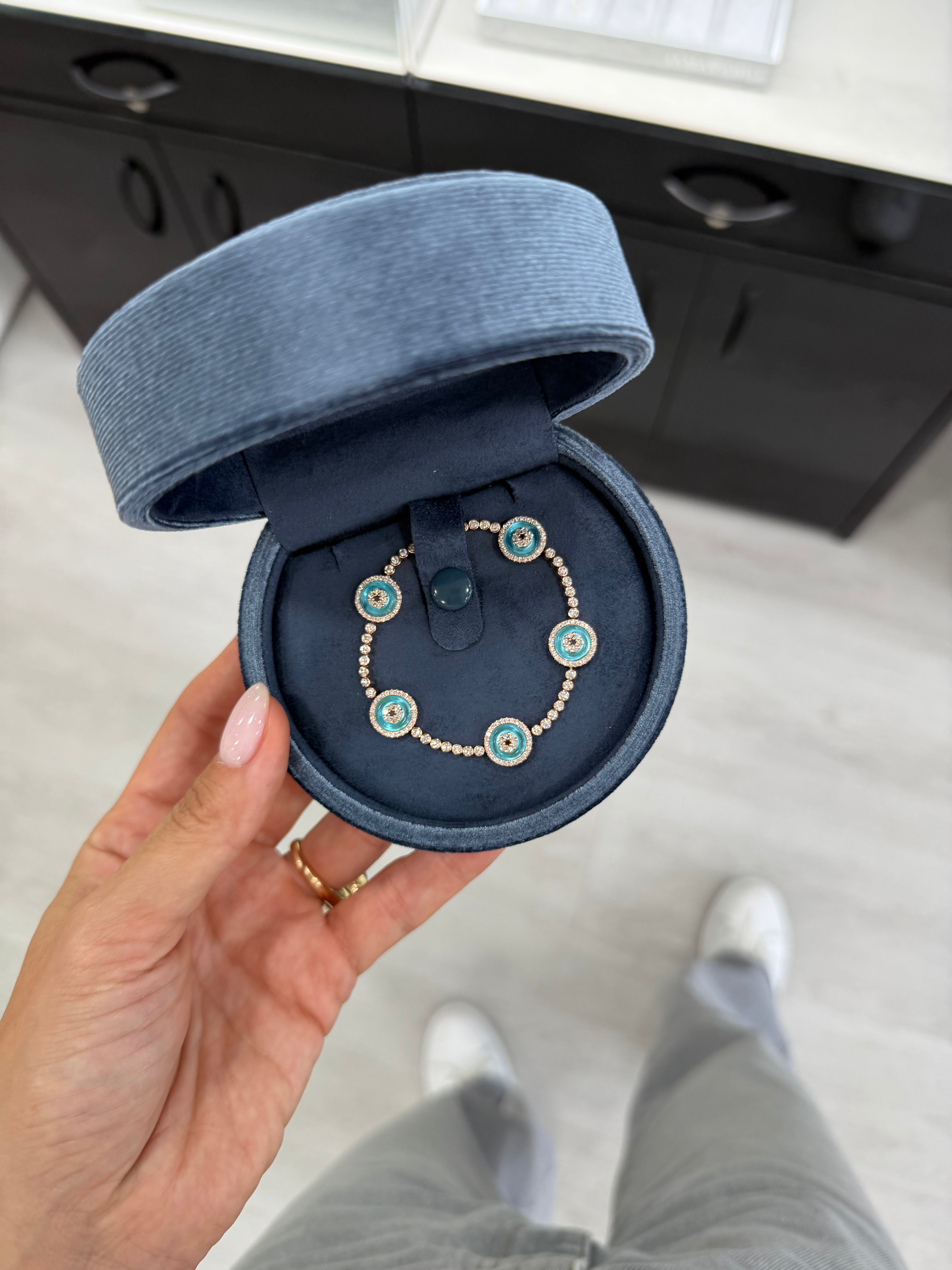 5 Evil Eye + Tennis Bracelet