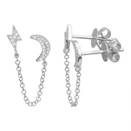 Chained Star + Bolt Stud