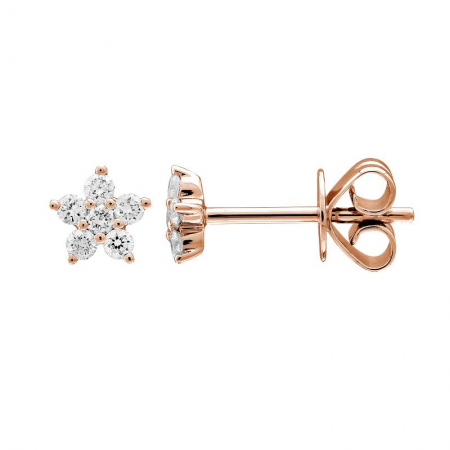 Mini Gemstone Flower Studs