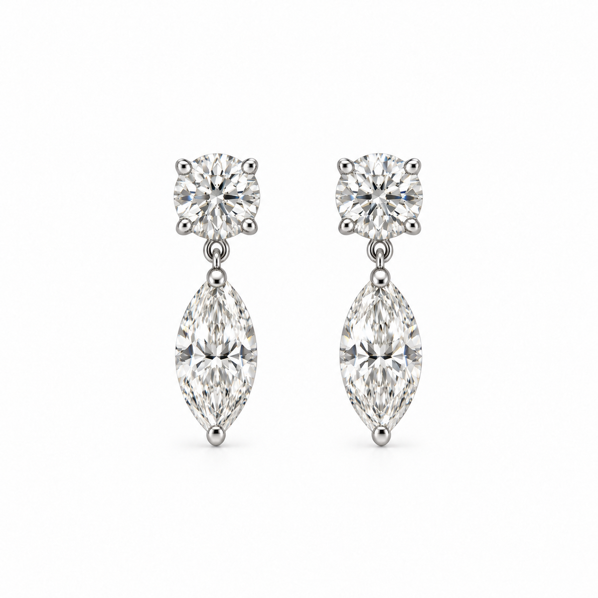 Grace Marquise Drop Stud