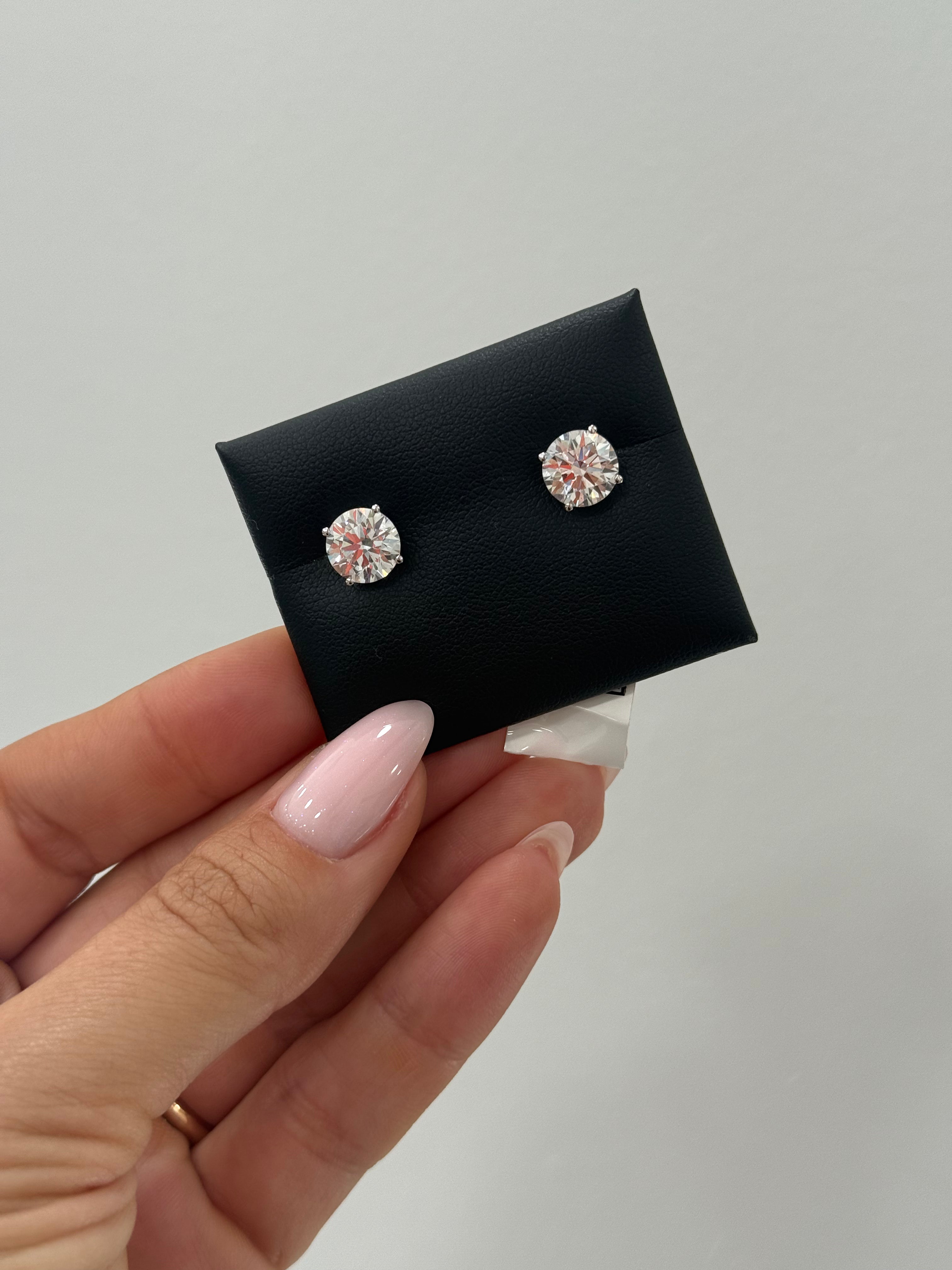 4.56ct Lab Diamond Studs