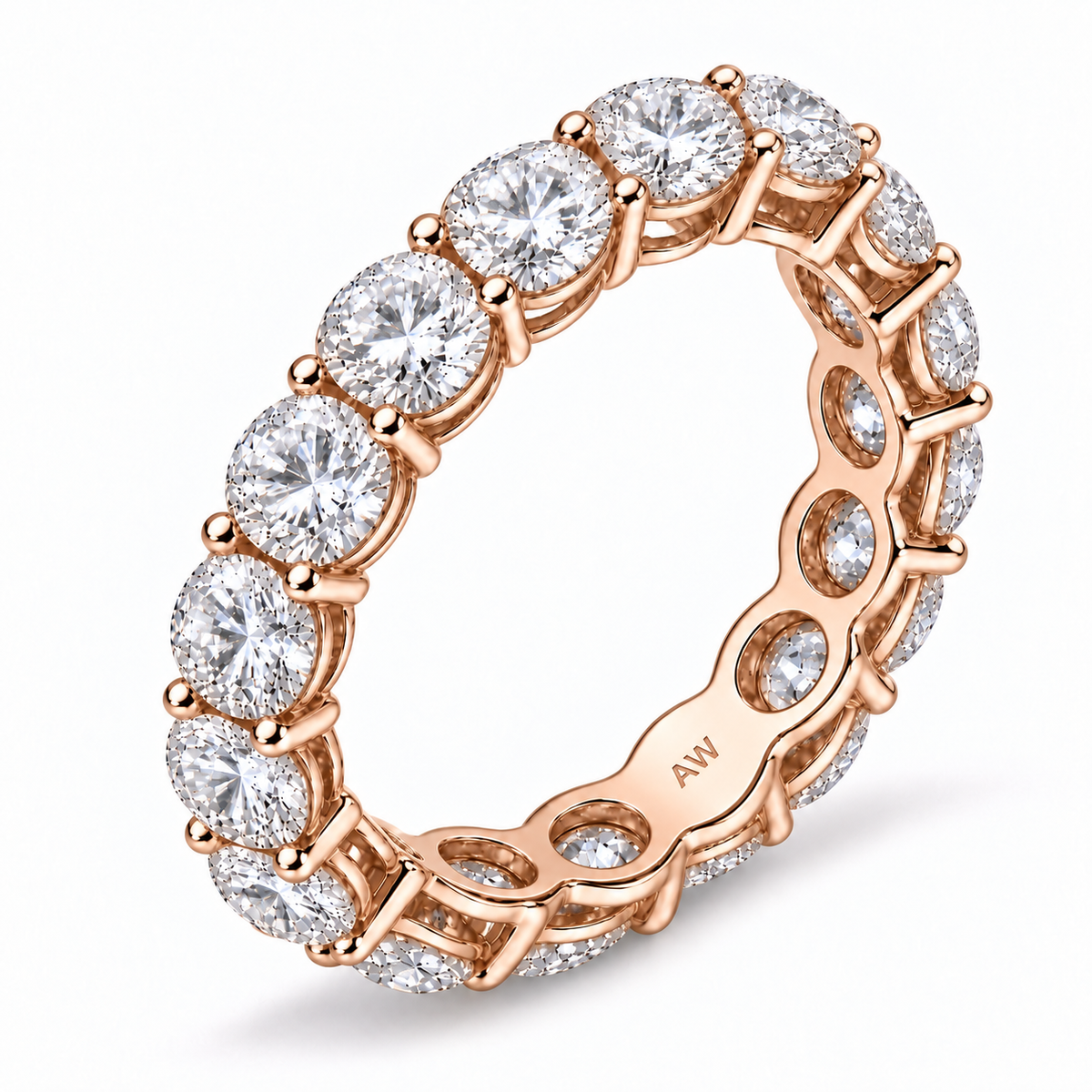 XL Round Diamond Eternity Band