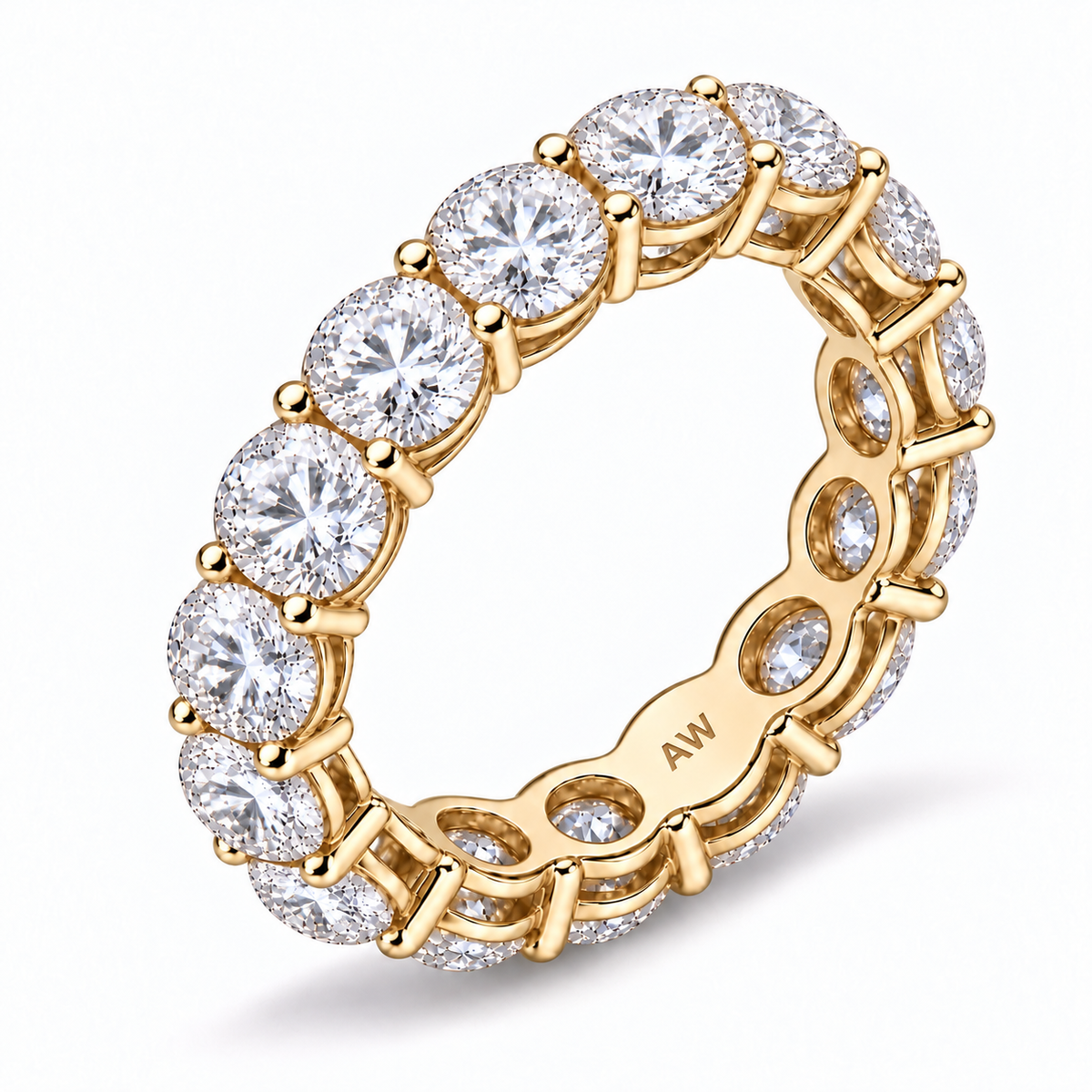 XL Round Diamond Eternity Band